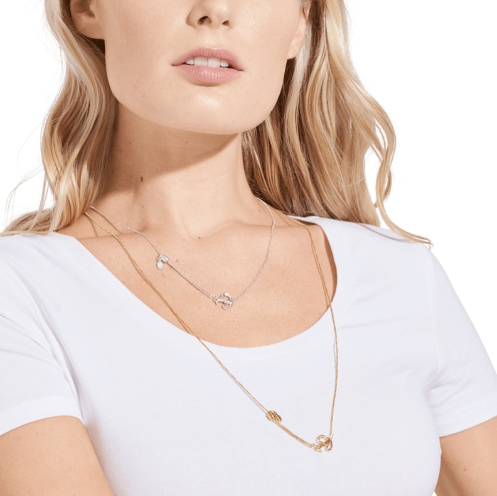 Rose Gold Chain & Cross, Alex and Ani